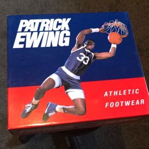 Ewing High Top Sneaker Blue/White Jean